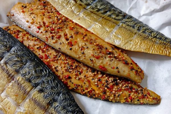 Oily fish such as mackerel are rich sources of omega-3 fatty acids.